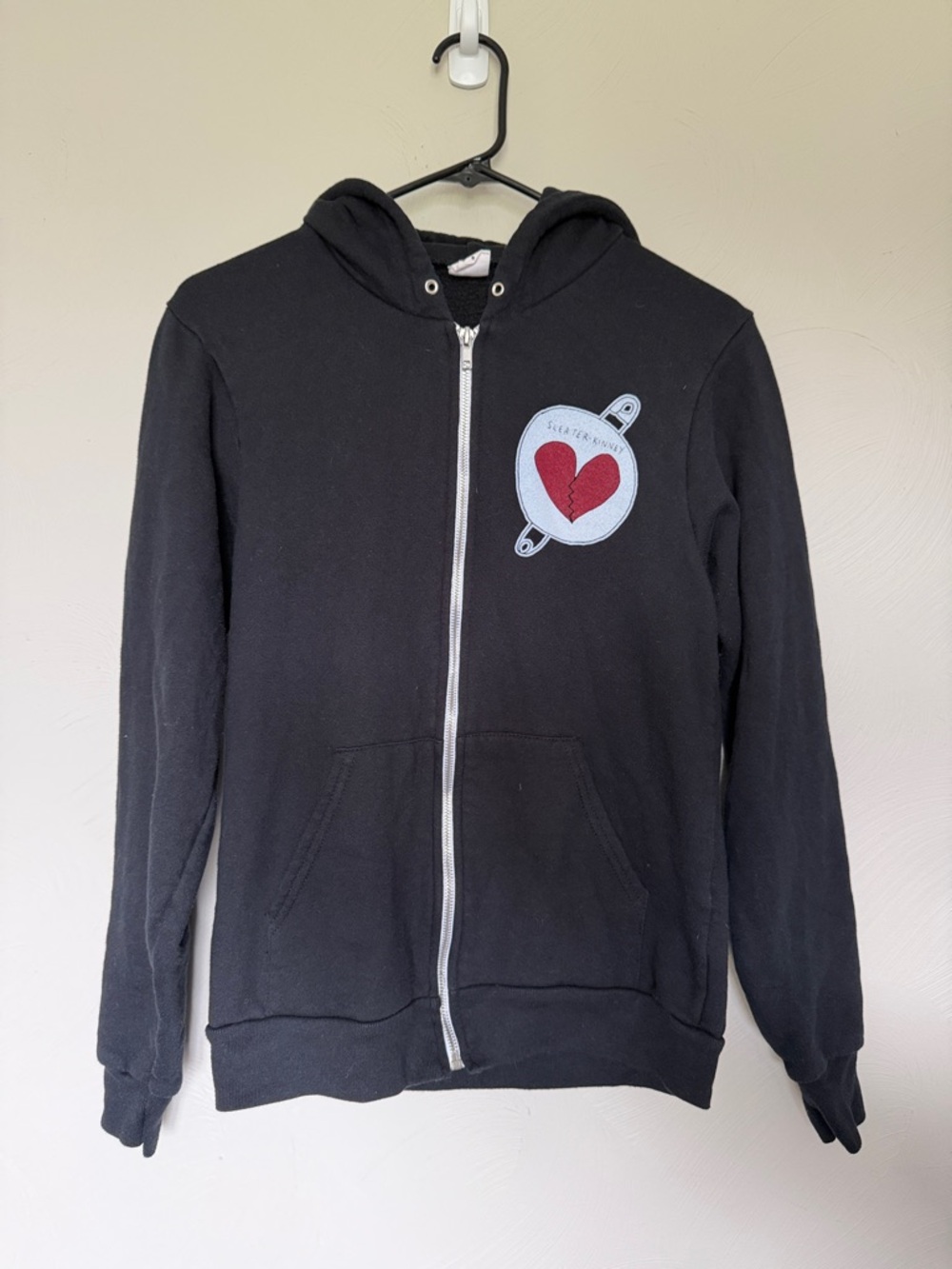 Sleater-Kinney No Cities To Love Black Zip Hoodie